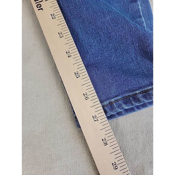 Free People Jeans Womens 26 29x27 Skinny Medium Blue Mid Rise Preppy Stretch - Picture 3 of 12